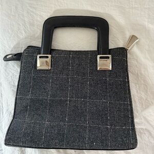 Elegant Black and Gray Women's Handbag by Marlo